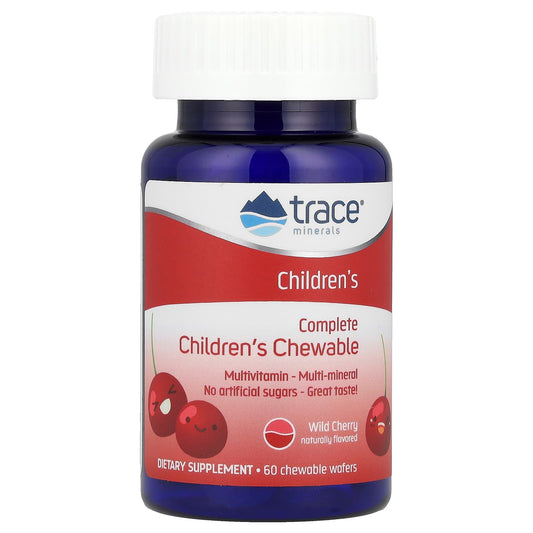 Trace, Children's Complete Chewable, Wild Cherry, 60 Chewable Wafers - Image 1
