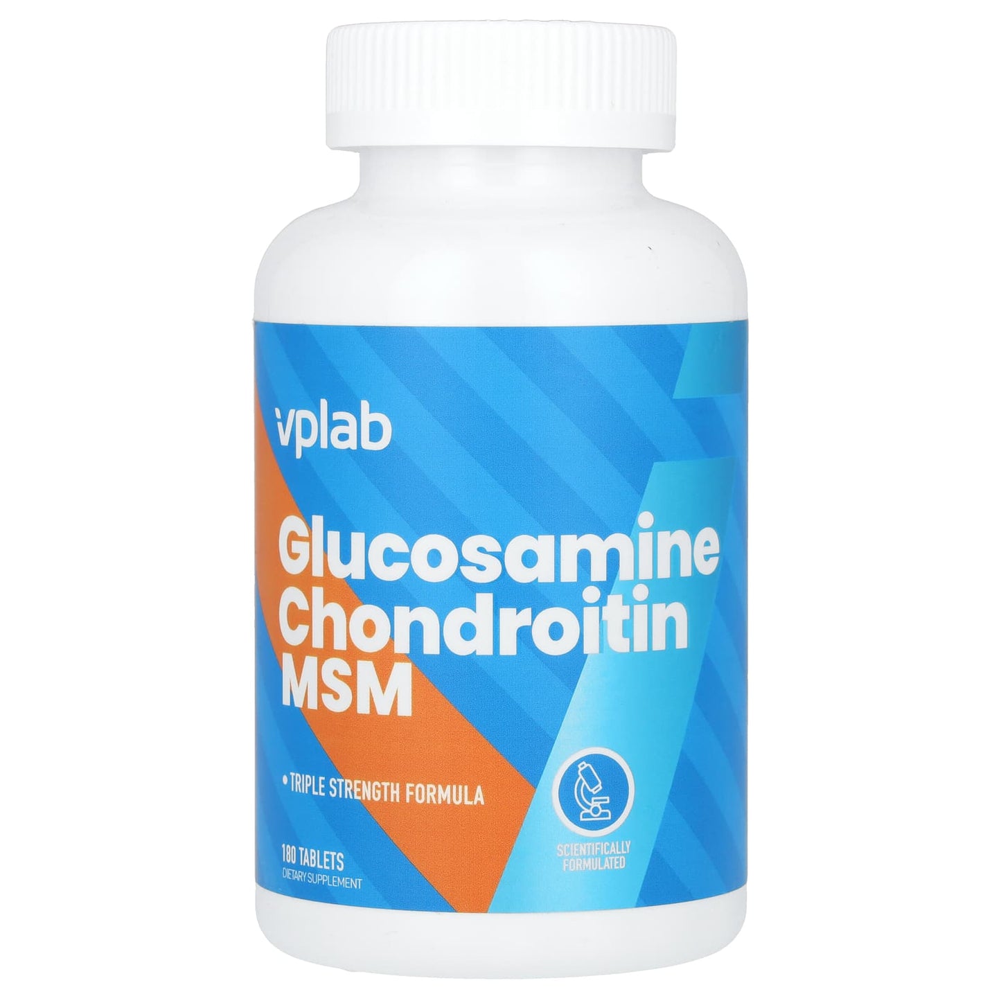 Vplab, Glucosamine Chondroitin MSM, 180 Tablets - Image 1