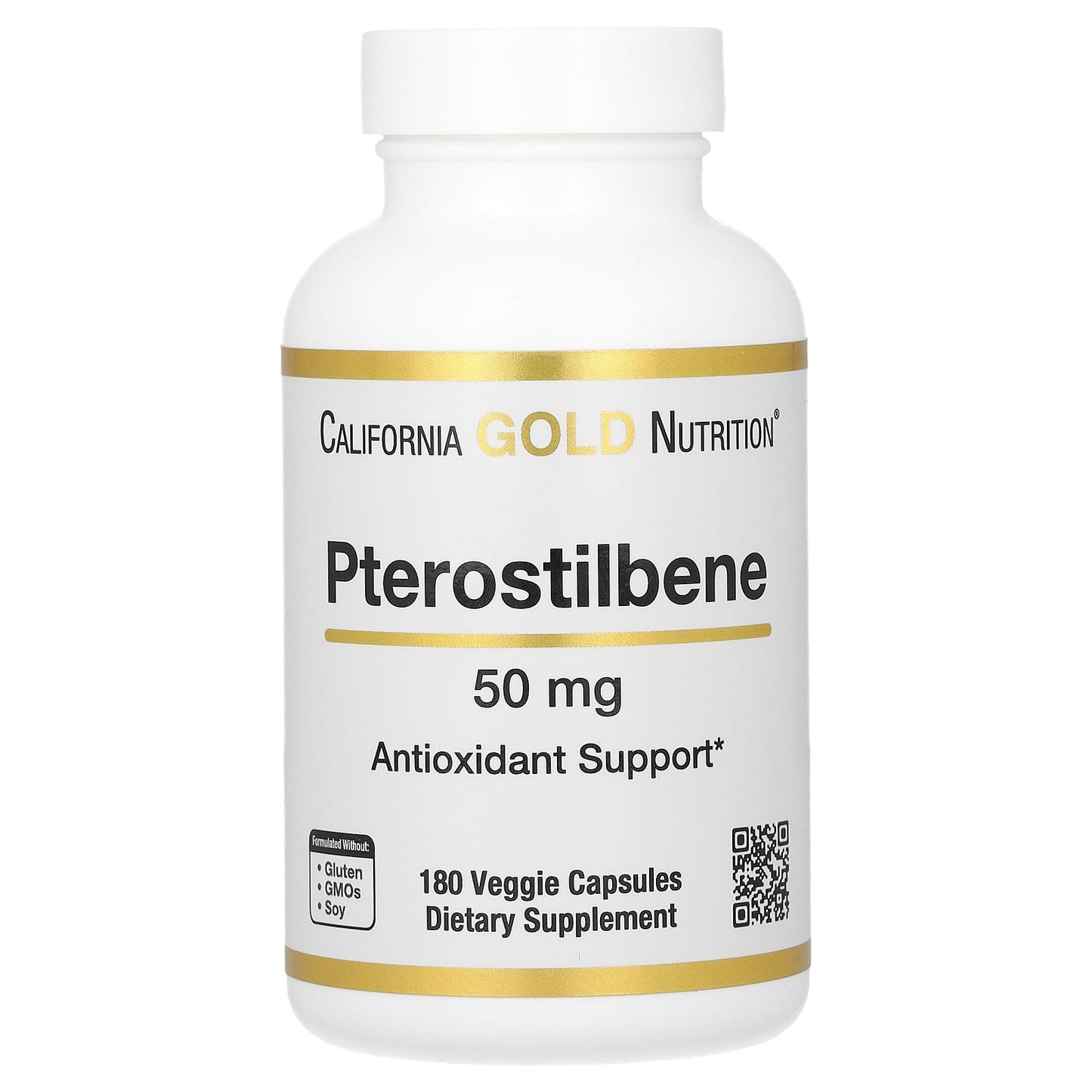 Blueberry-Powered Antioxidant Support with Pterostilbene by California Gold Nutrition - Image 1