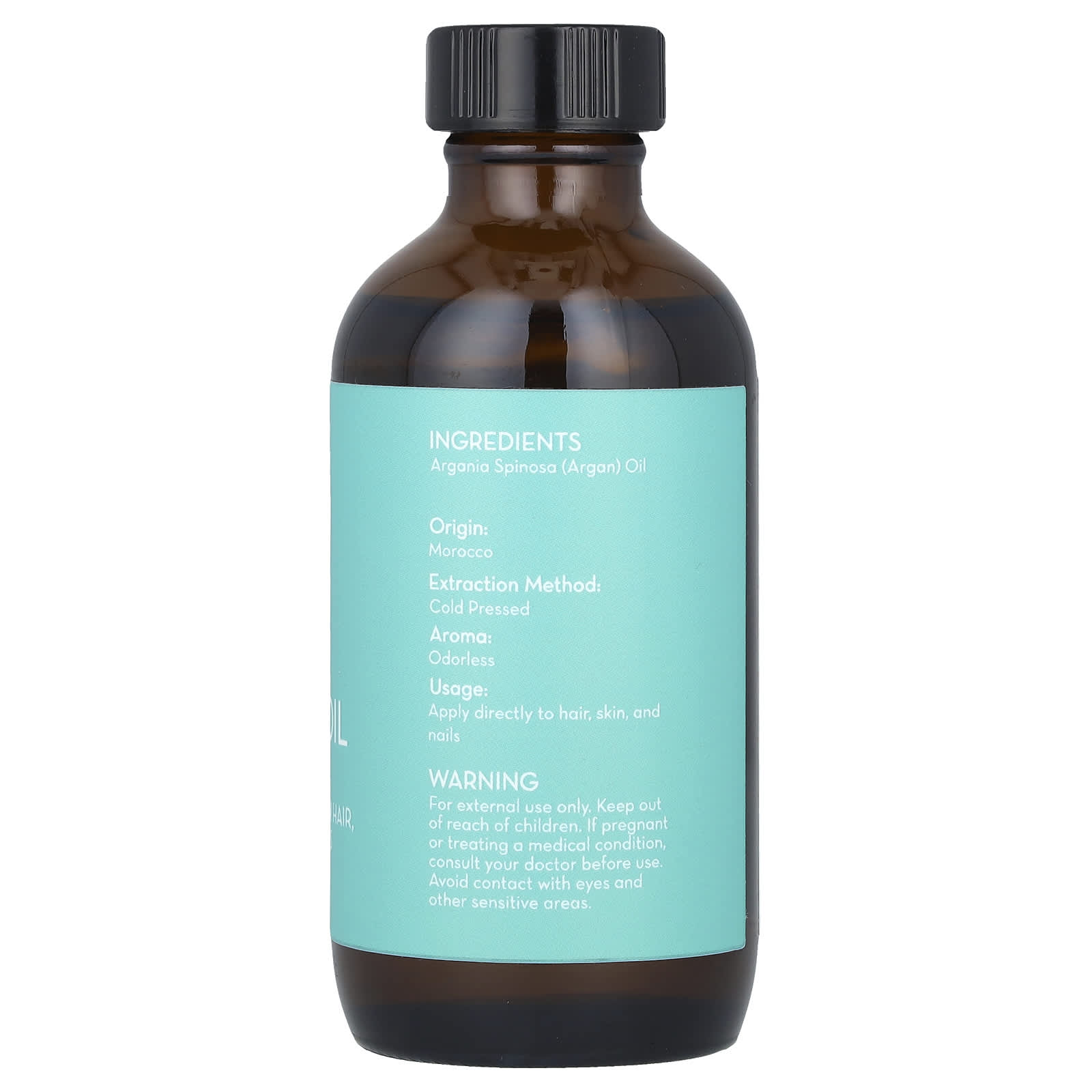 Pure Body Naturals, Argan Oil, 4 fl oz (118 ml) - Image 2