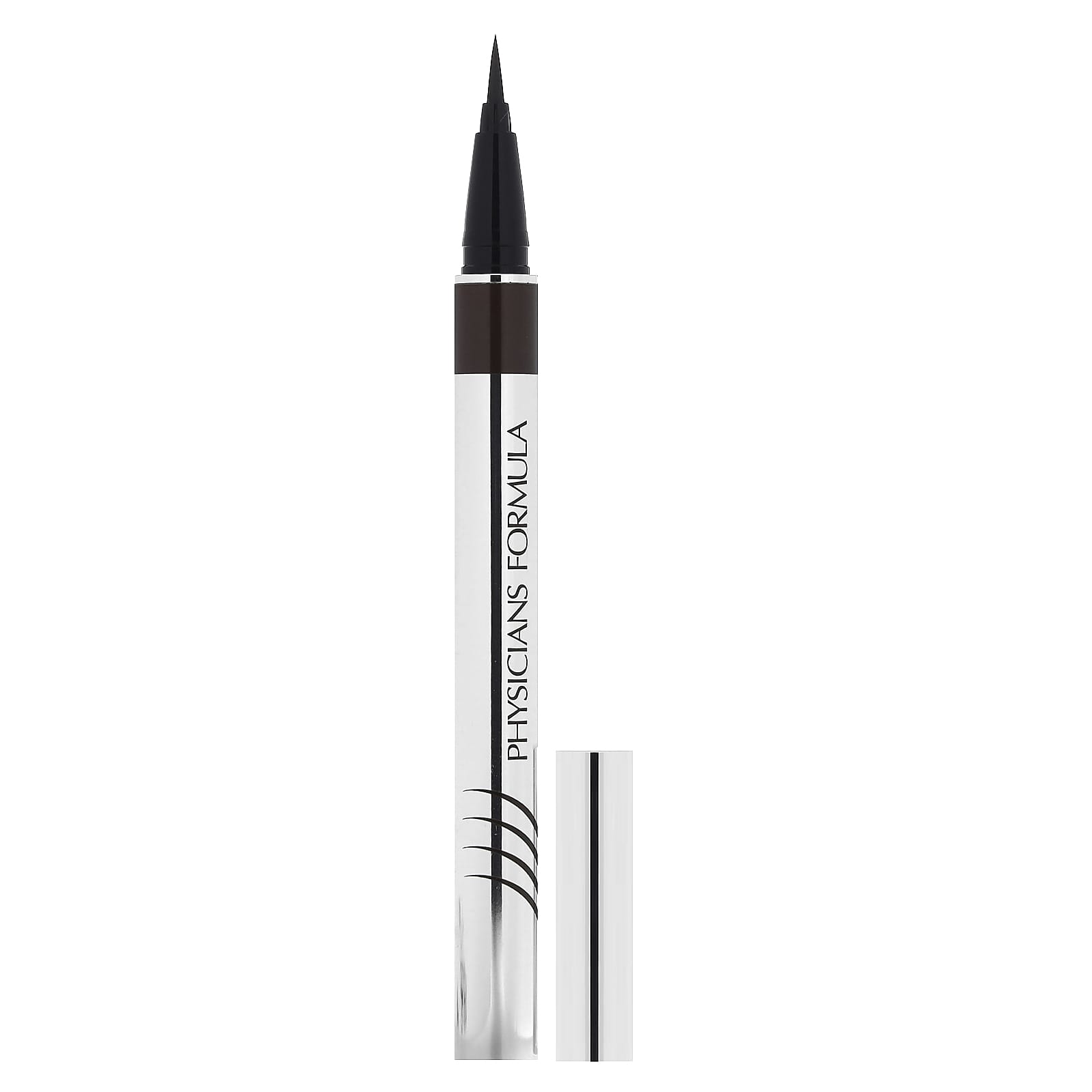 Physicians Formula, Eye Booster, Ultra-Fine Liquid Eyeliner, 6898 Deep Brown, 0.016 fl oz (0.5 ml) - Image 1