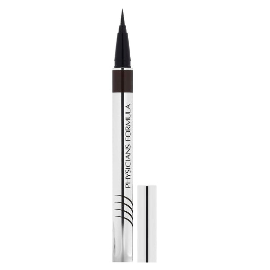 Physicians Formula, Eye Booster, Ultra-Fine Liquid Eyeliner, 6898 Deep Brown, 0.016 fl oz (0.5 ml) - Image 1