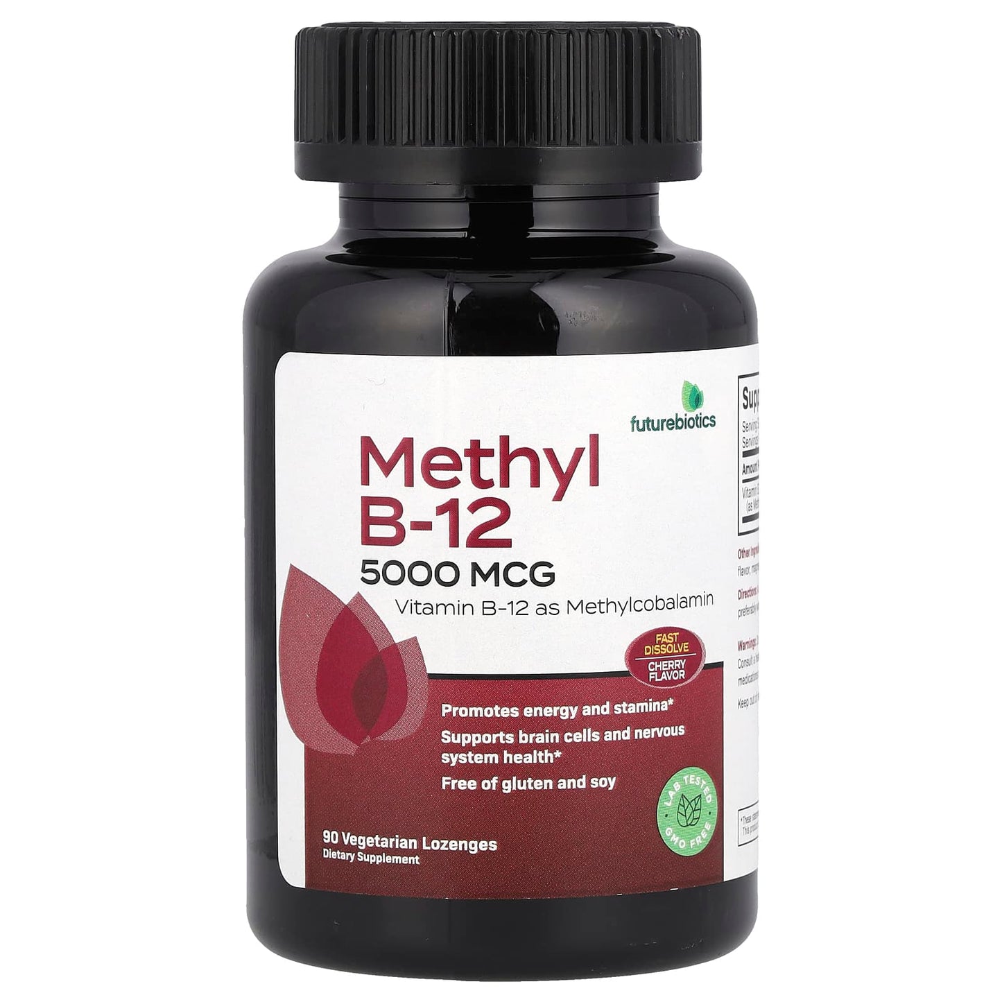 Futurebiotics Methyl B-12 5,000 mcg Energy & Brain Support Lozenges - 90 Count - Image 1
