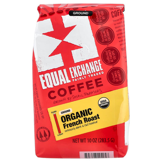 Rich French Roast Coffee, USDA Organic, Fair Trade, 10 oz - Image 1