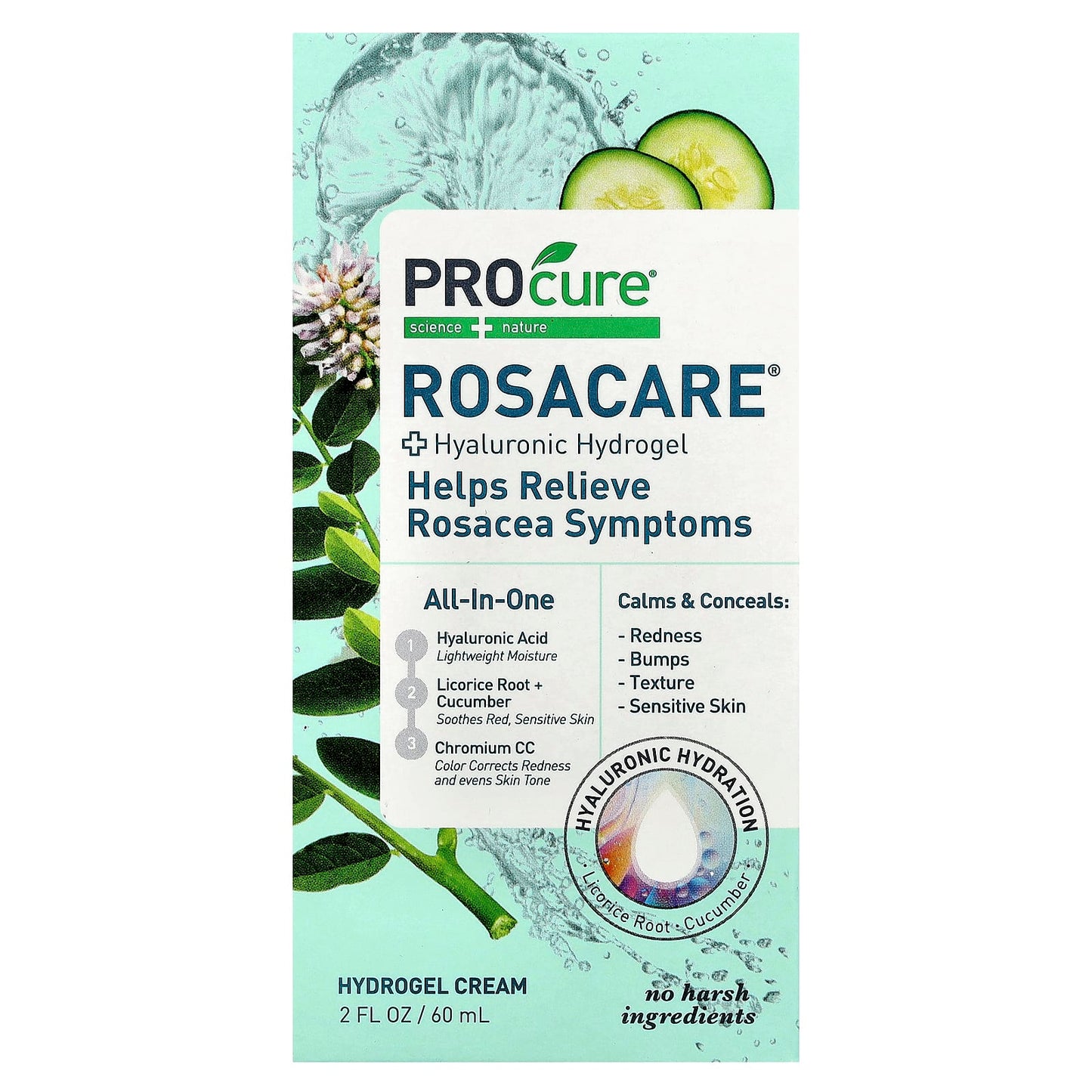 Procure, Rosacare® Hydrogel Cream, 2 fl oz (60 ml) - Image 2