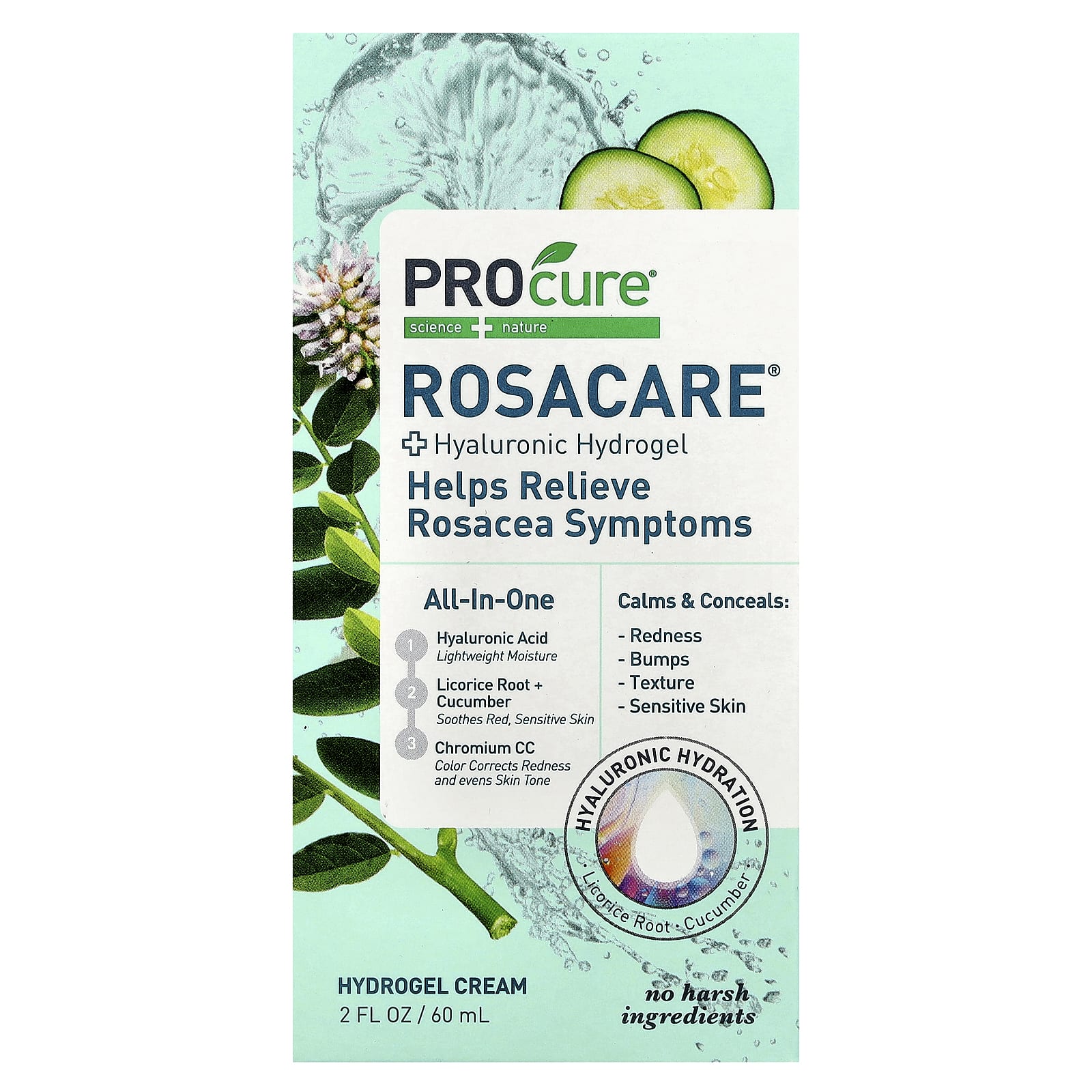 Procure, Rosacare® Hydrogel Cream, 2 fl oz (60 ml) - Image 2