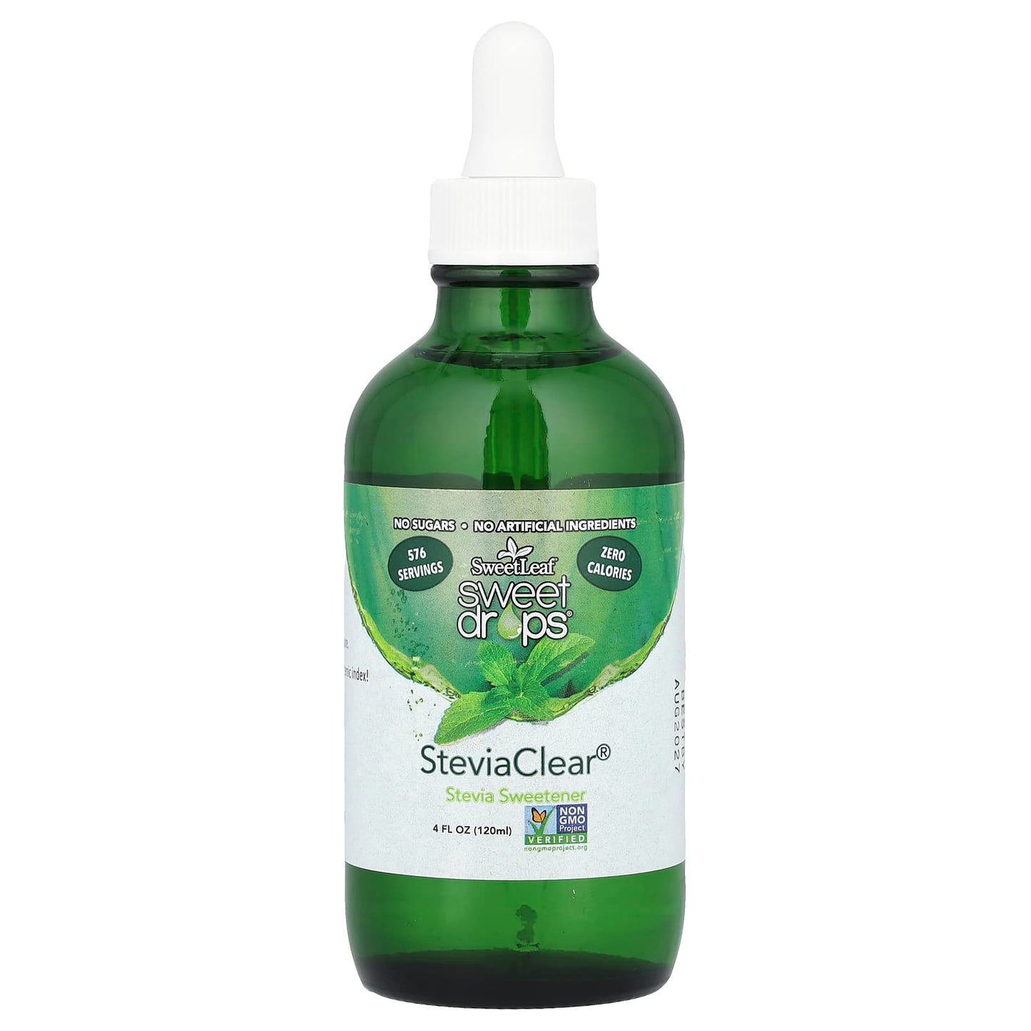 SweetLeaf Stevia, Sweet Drops®, SteviaClear®, 4 fl oz (120 ml) - Image 1