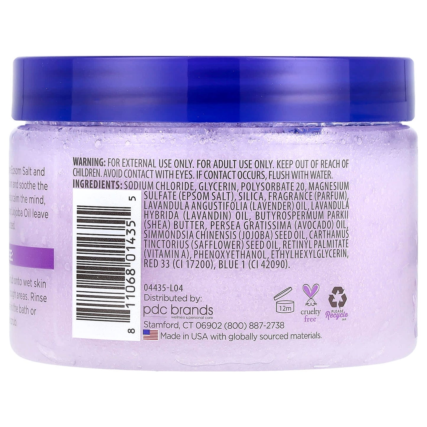 Lavender Epsom Salt Body Scrub by Dr. Teal's - Softens and Exfoliates Skin - Image 2