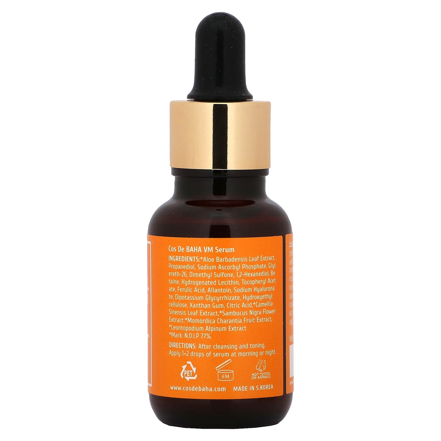 Cos De BAHA VM Vitamin C MSM Serum with Hyaluronic Acid | 30ml - Image 2