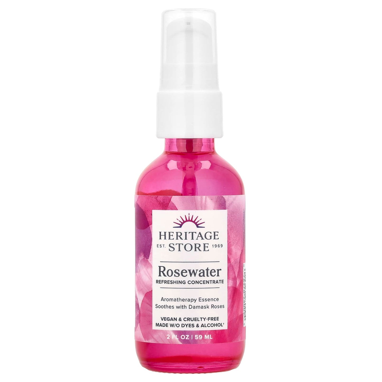 Heritage Store Rosewater Refreshing Concentrate, 2 fl oz (59 ml) - Image 1