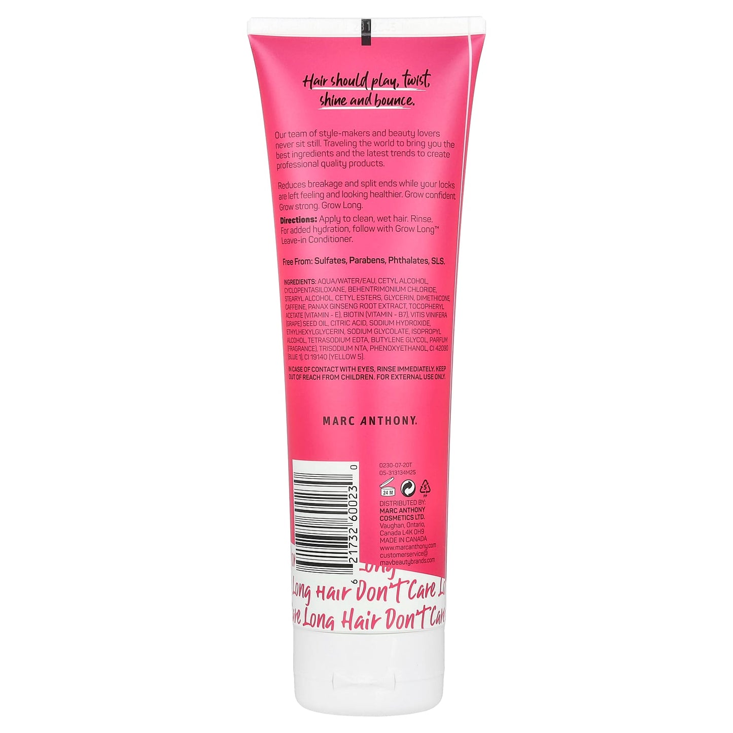 Marc Anthony, Grow Long™, Super Fast Strength Conditioner, Caffeine + Ginseng, 8.4 fl oz (250 ml) - Image 2
