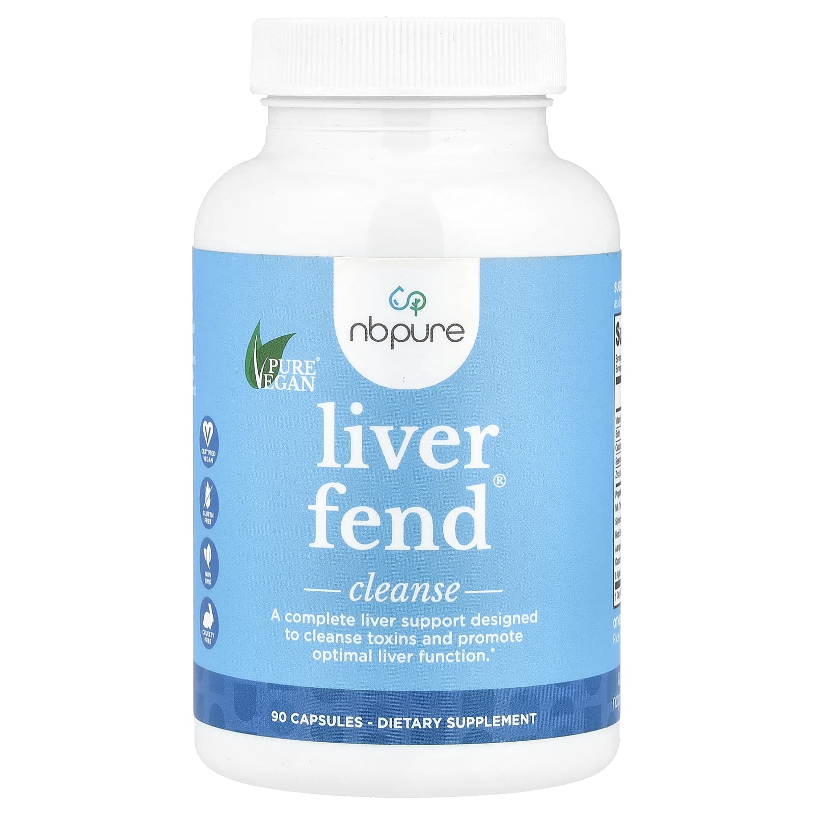 NB Pure, Liver Fend®, Cleanse, 90 Capsules - Image 1