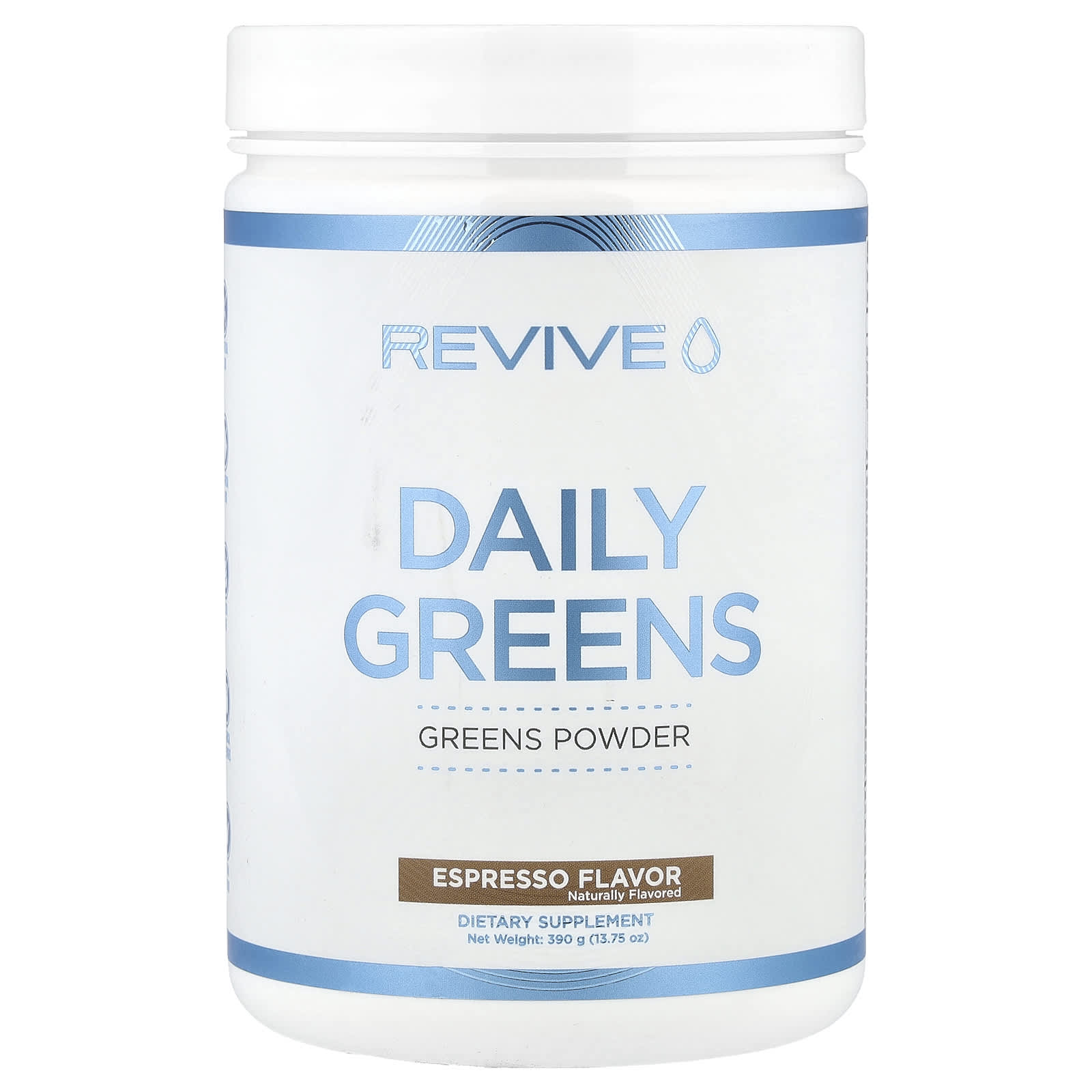 Revive, Daily Greens, Espresso, 13.75 oz (390 g) - Image 1