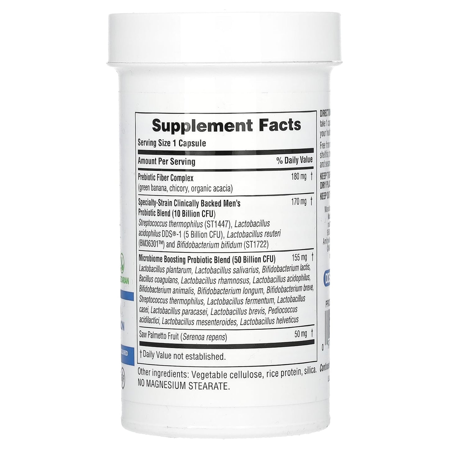 NaturesPlus, GI Natural, Probiotic Men, 60 Billion CFU, 30 Capsules - Image 2