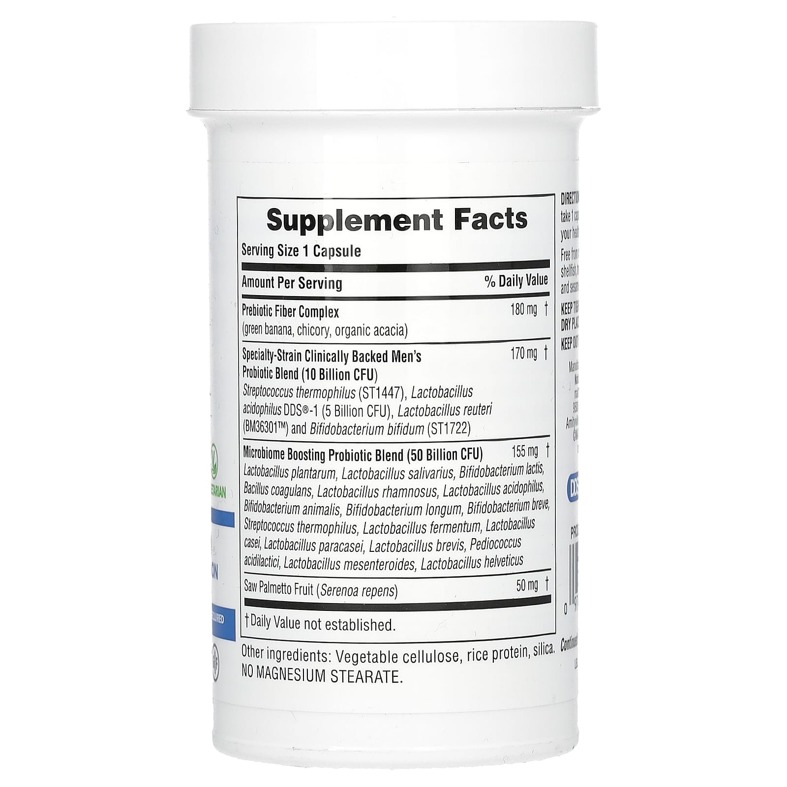 NaturesPlus, GI Natural, Probiotic Men, 60 Billion CFU, 30 Capsules - Image 2