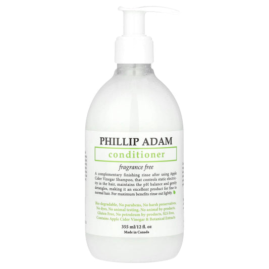 Phillip Adam, Conditioner, Fragrance Free, 12 fl oz (355 ml) - Image 1
