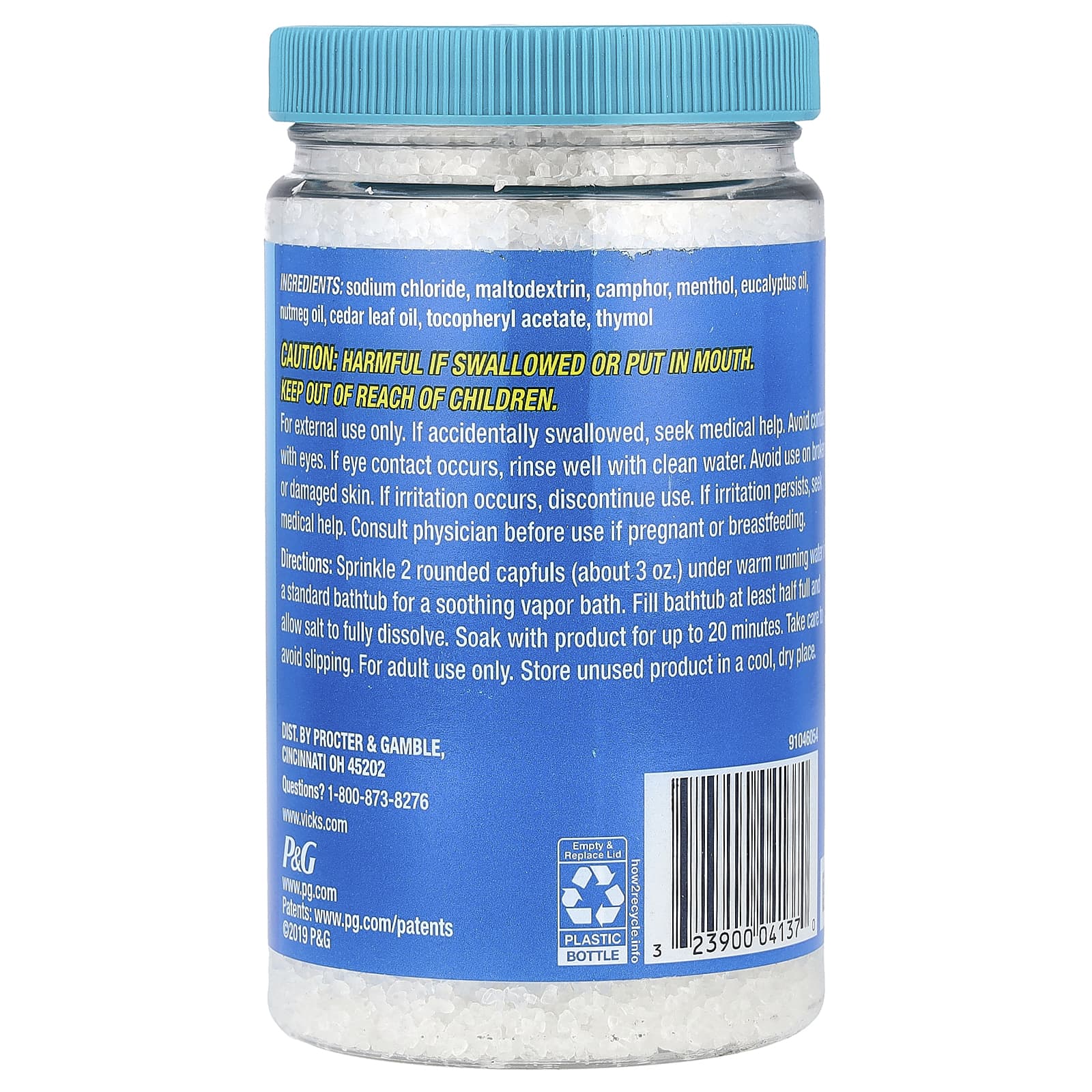 Vicks, VapoBath™, Bath Crystals, Soothing Vapors, 15 oz (425 g) - Image 2