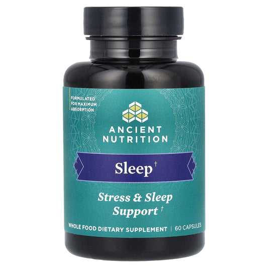 Ancient Nutrition Sleep Support Supplement, 60 Capsules for Better Rest - Image 1
