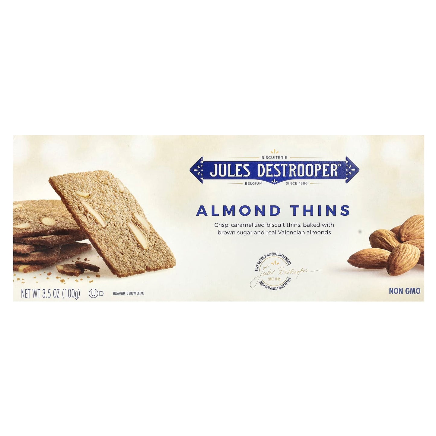 Authentic Belgian Almond Thins | Crispy, Caramelized Treats - Image 1