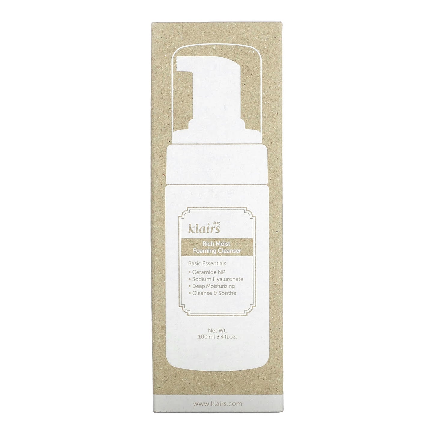 Klairs Gentle Foaming Cleanser for Deep Moisturizing, 3.4 fl oz - Image 2