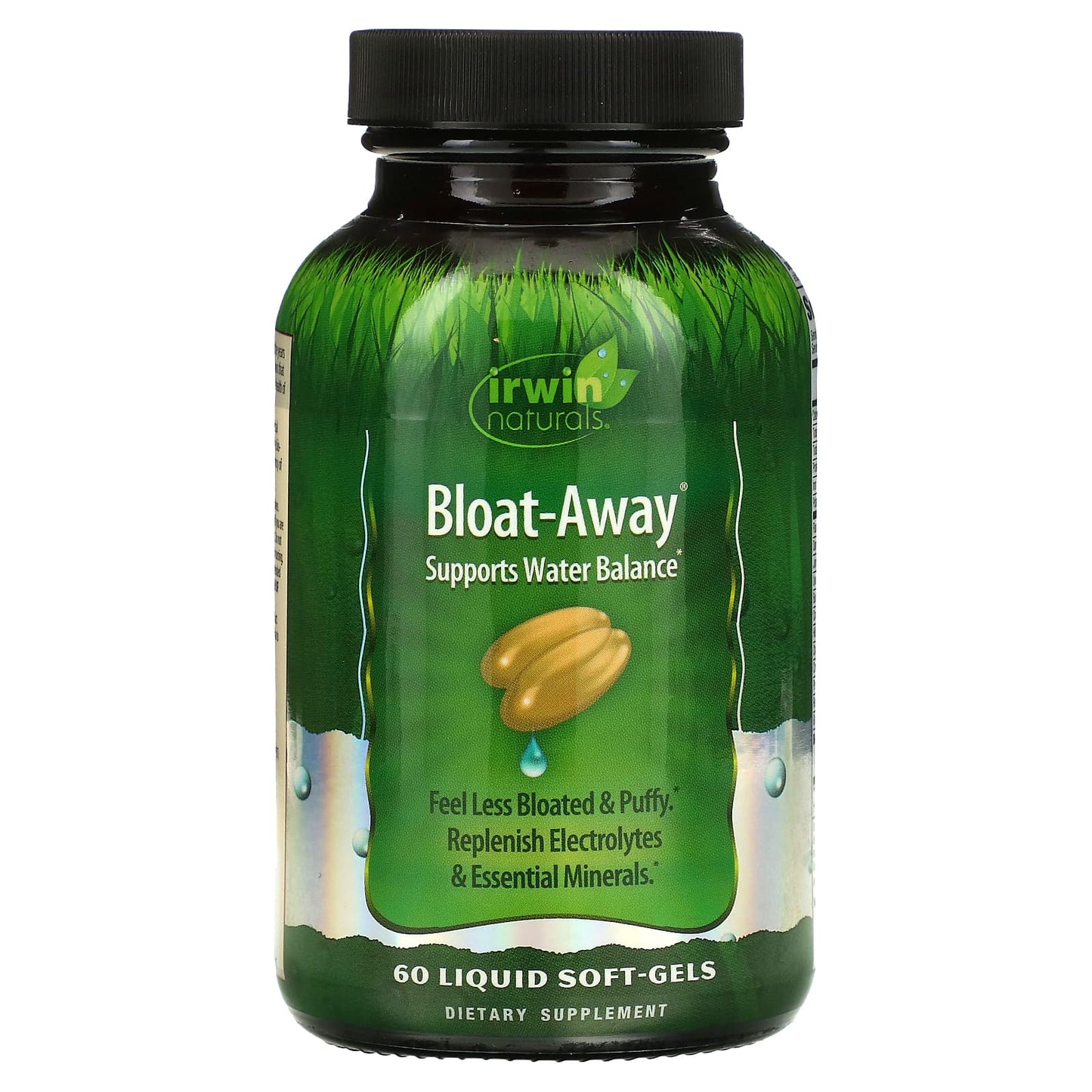 Irwin Naturals Bloat-Away Liquid Soft-Gels for Water Balance Support - Image 1