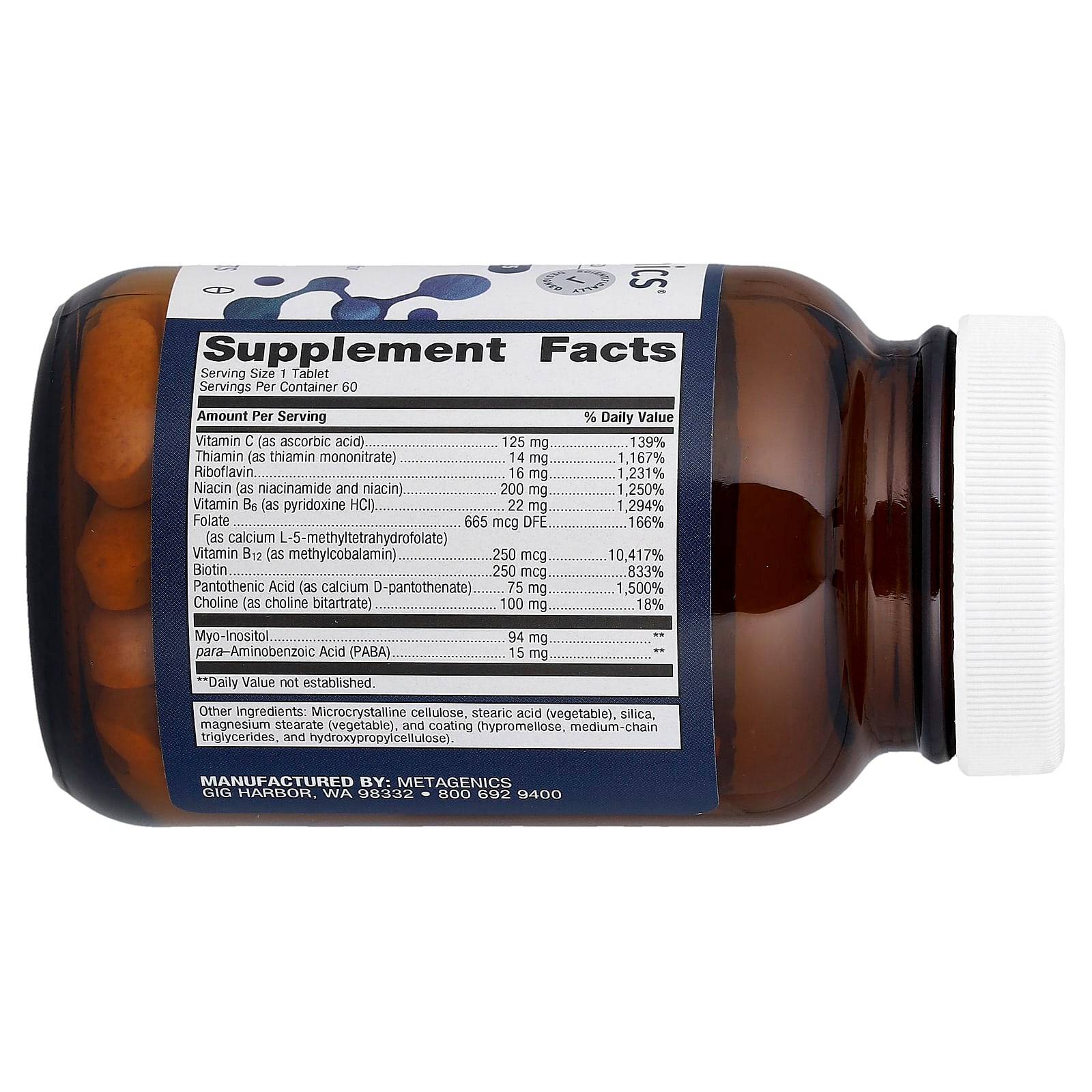 Metagenics, Glycogenics®, 60 Tablets - Image 2