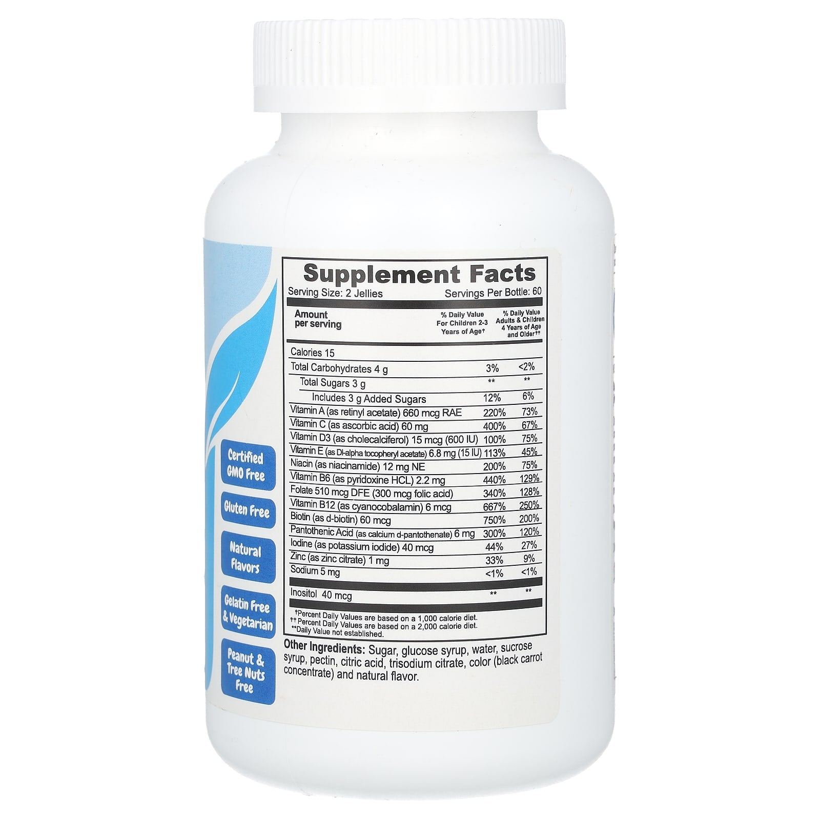 YumVs, Multi Vitamin with Minerals, Delicious Fruit, 120 Jellies - Image 2