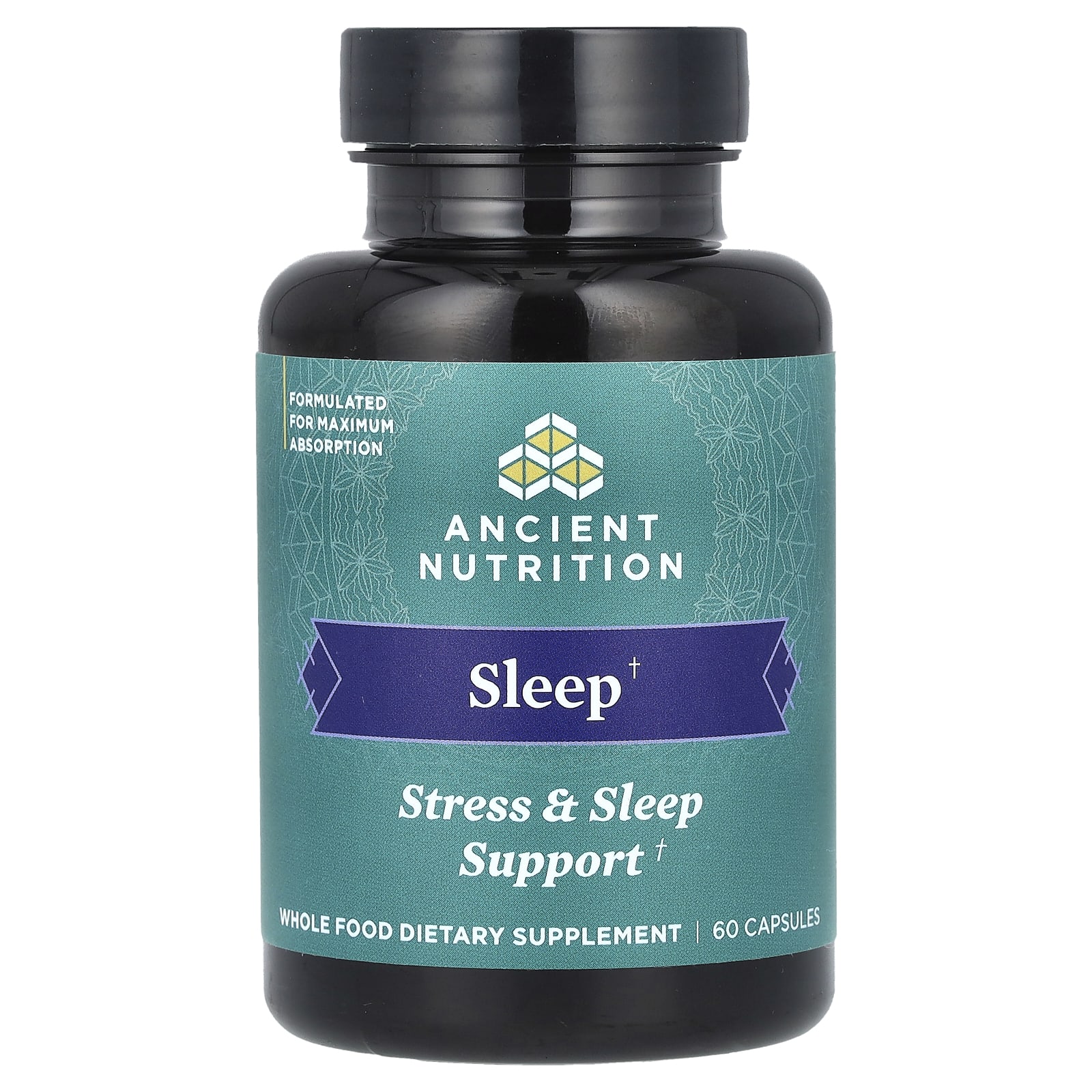 Ancient Nutrition Sleep Support Supplement, 60 Capsules for Better Rest - Image 1