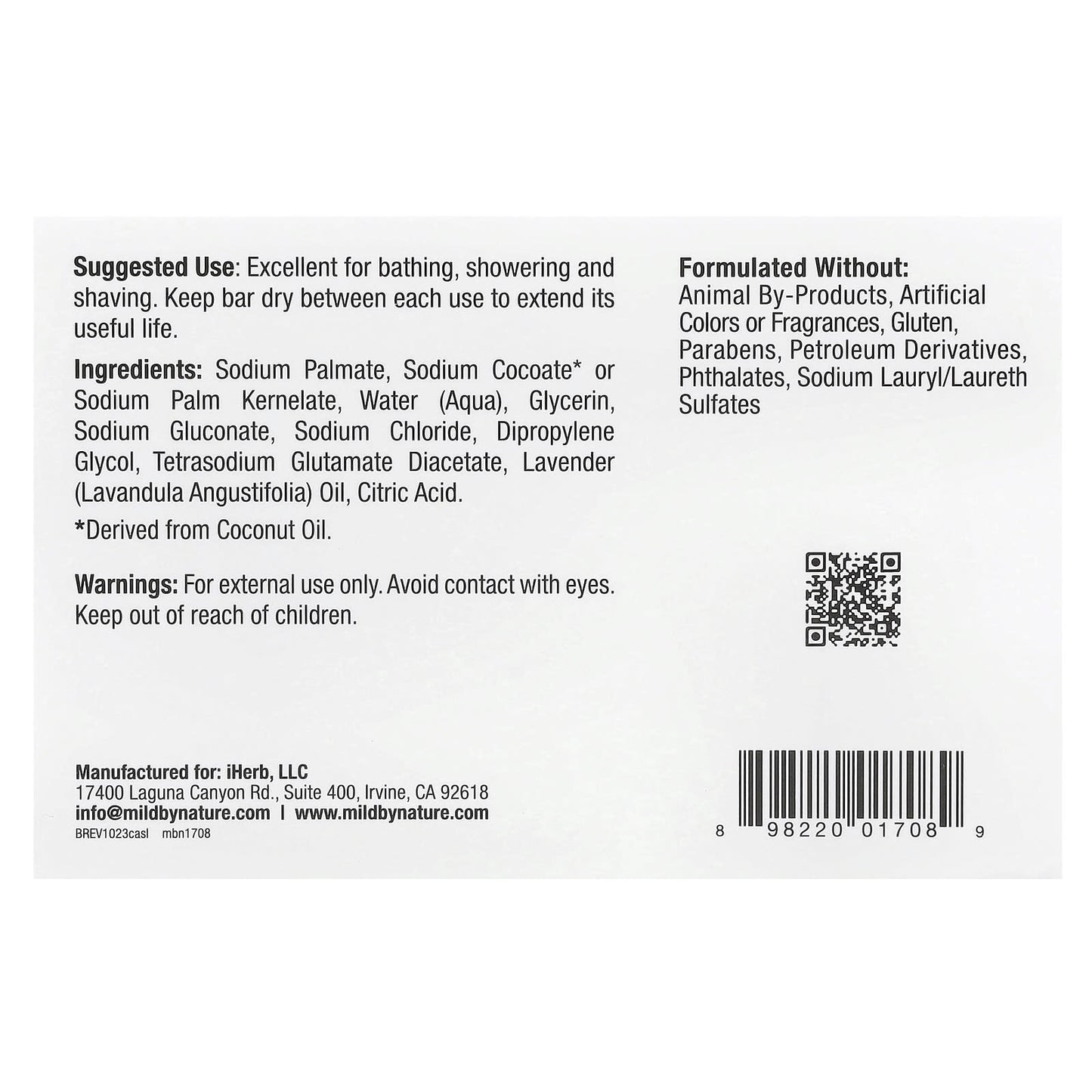 Lavender Castile Soap Bar for Moisturizing Bathing - Image 2