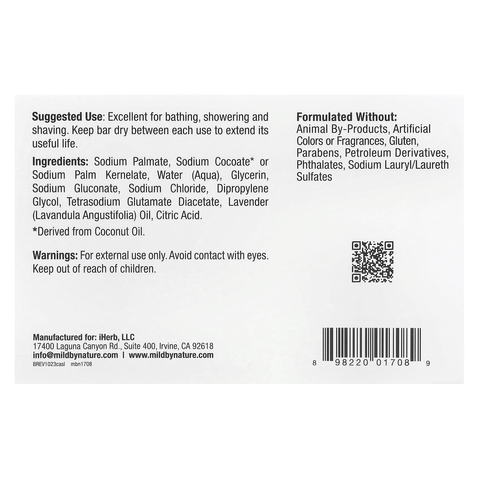 Lavender Castile Soap Bar for Moisturizing Bathing - Image 2