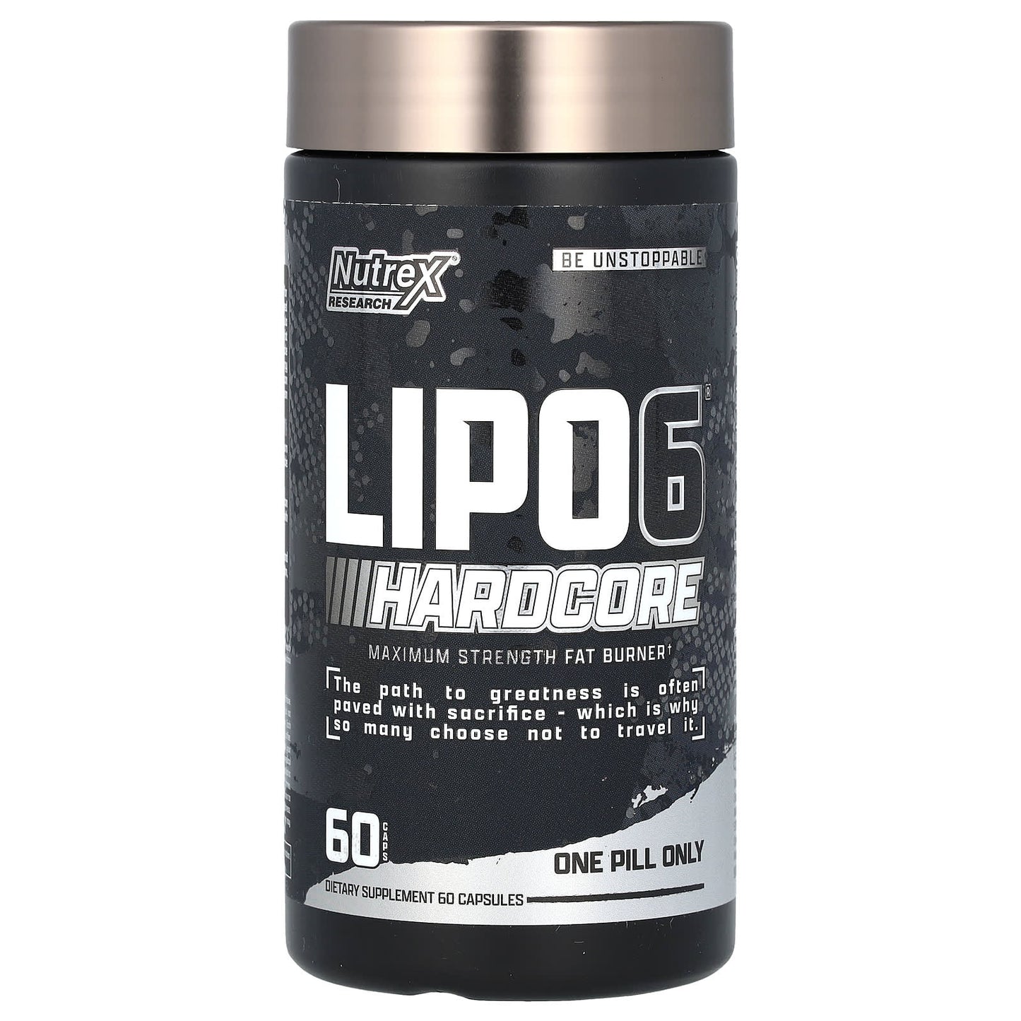 Nutrex Research, LIPO-6, Hardcore, Maximum Strength, 60 Capsules - Image 1