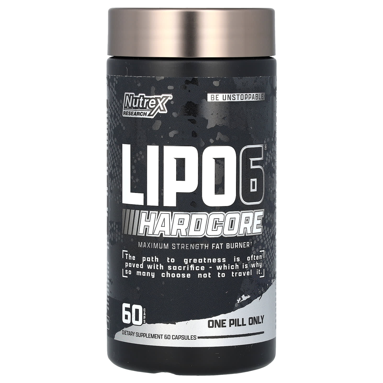 Nutrex Research, LIPO-6, Hardcore, Maximum Strength, 60 Capsules - Image 1