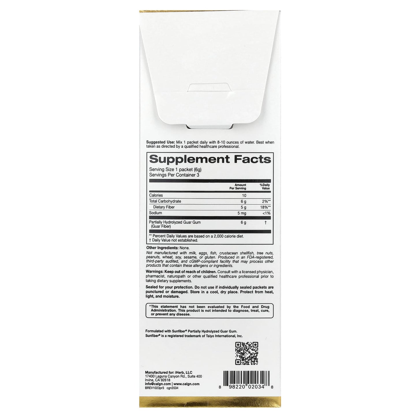 Support Digestive Health with California Gold Nutrition Prebiotic Fiber - Image 2