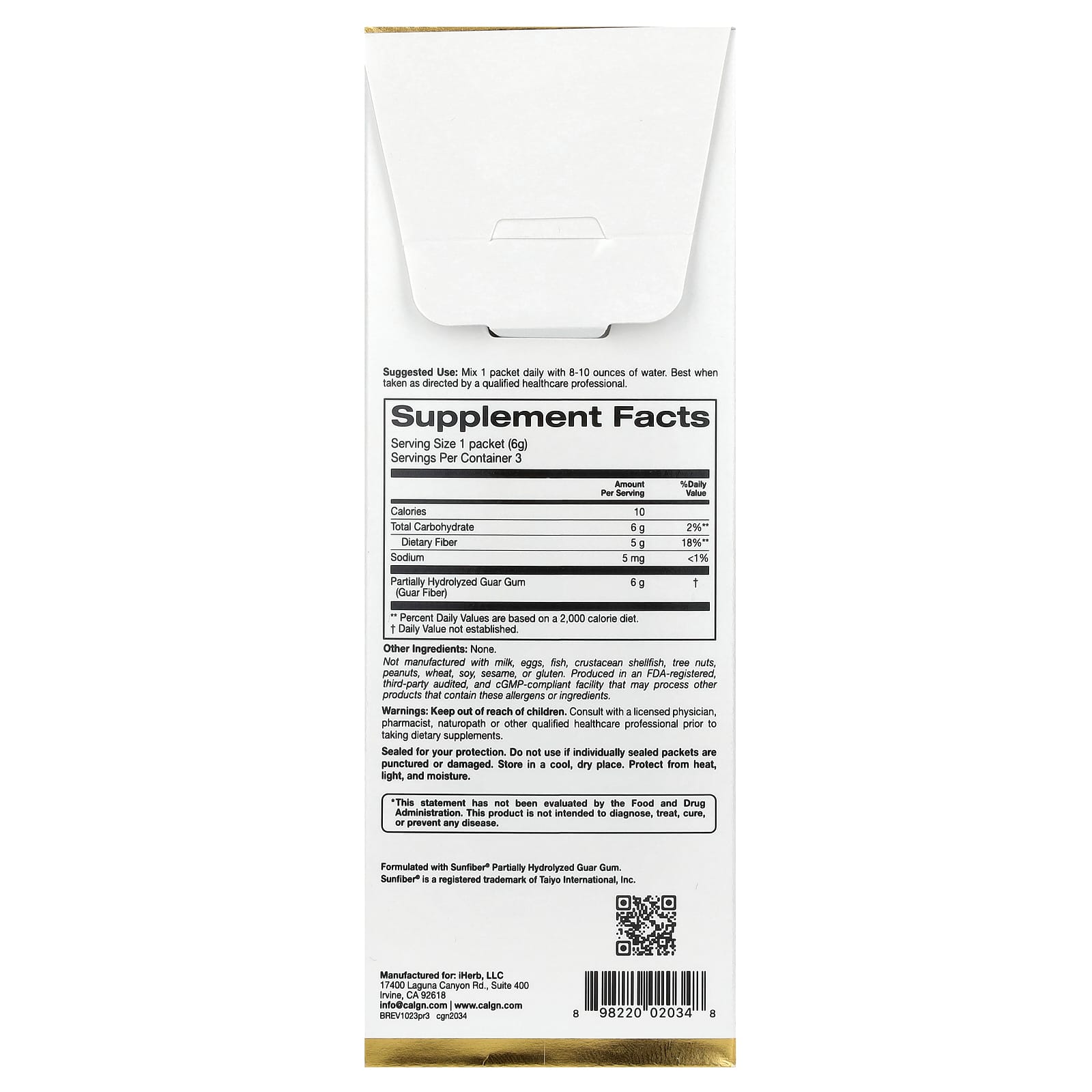 Support Digestive Health with California Gold Nutrition Prebiotic Fiber - Image 2