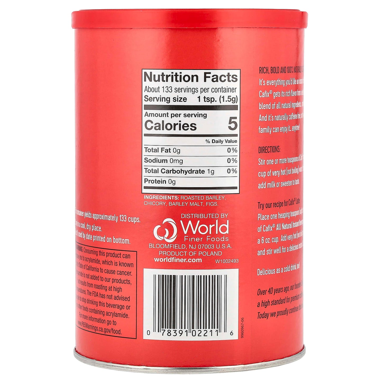 Cafix Instant Grain Beverage - Caffeine Free, 200g - Image 2