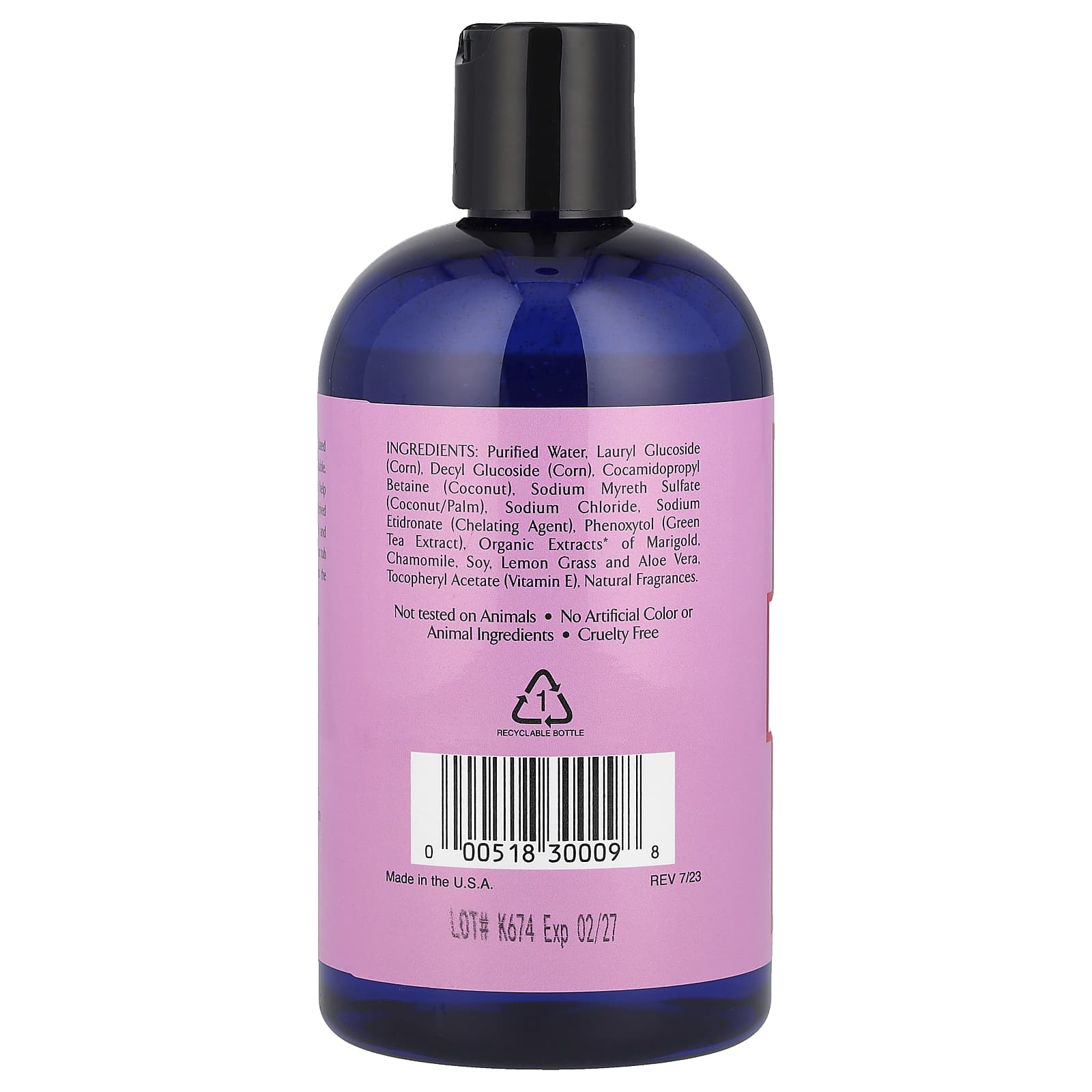 Rainbow Research, Bubble Bath, Lavender Chamomile, 12 fl oz (360 ml) - Image 2