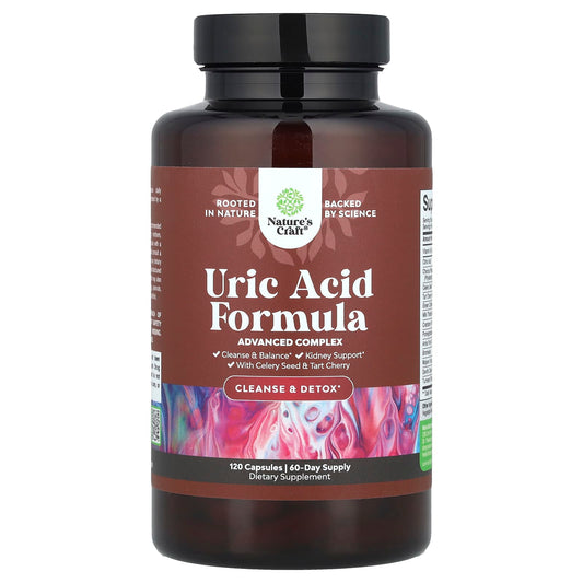 Nature's Craft, Uric Acid Formula, 120 Capsules - Image 1