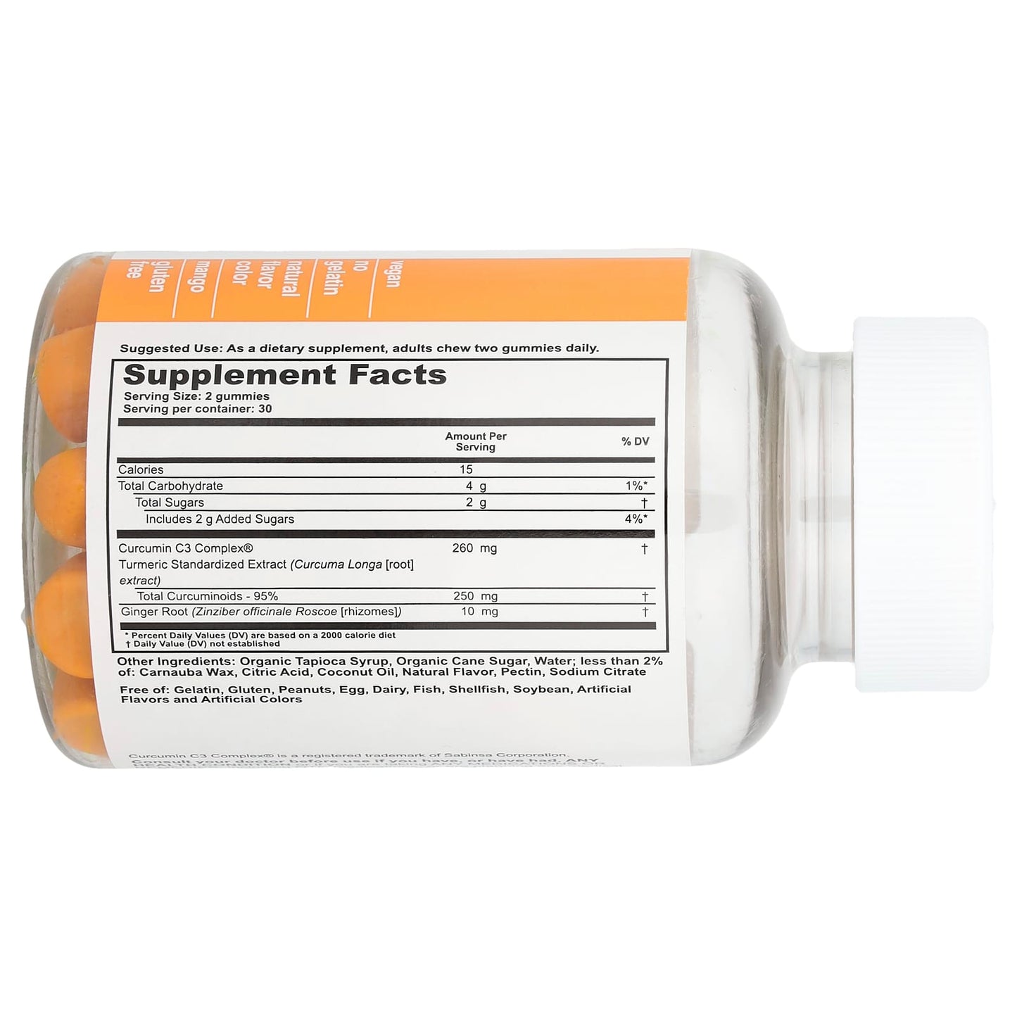 T-RQ, Adult Gummy, Turmeric + Ginger, 60 Gummies - Image 2