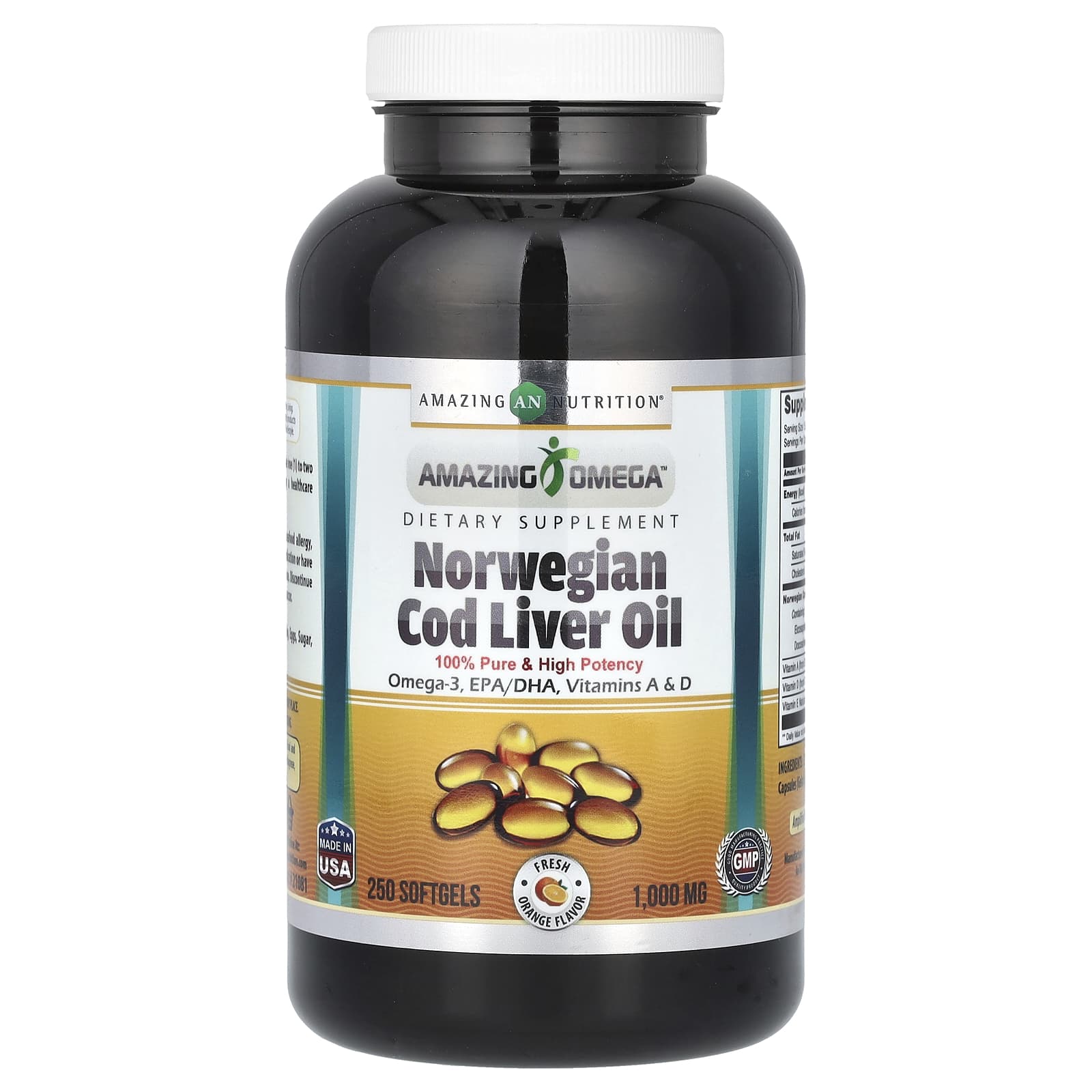 High-Quality Cod Liver Oil Supplement for Omega-3 Absorption - Image 1