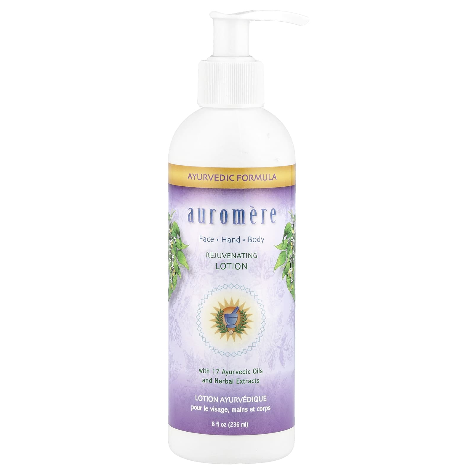 Ayurvedic Rejuvenating Lotion for Soft, Smooth Skin by Auromere - 8 fl oz - Image 1
