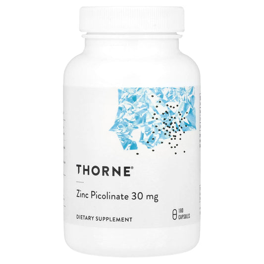 Thorne, Zinc Picolinate, 30 mg, 180 Capsules - Image 1