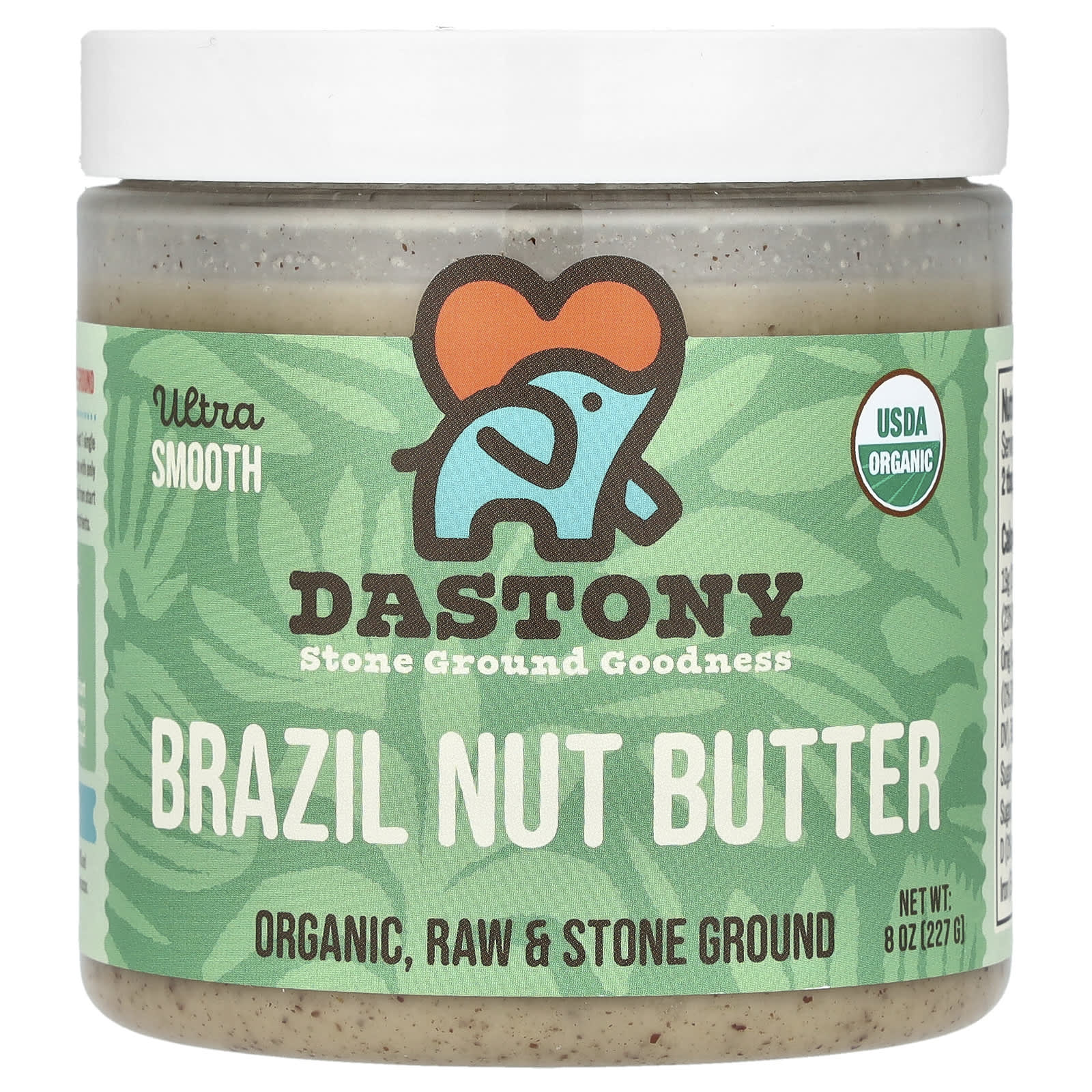 Brazil Nut Butter | USDA Organic, Ultra Smooth, 8 oz - Dastony - Image 1