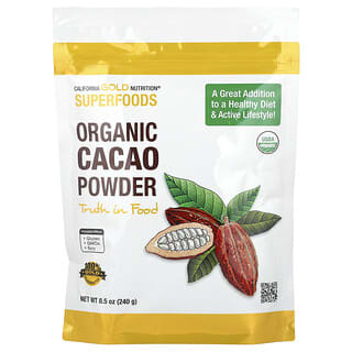 California Gold Organic Cacao Powder for Smoothies & Recipes