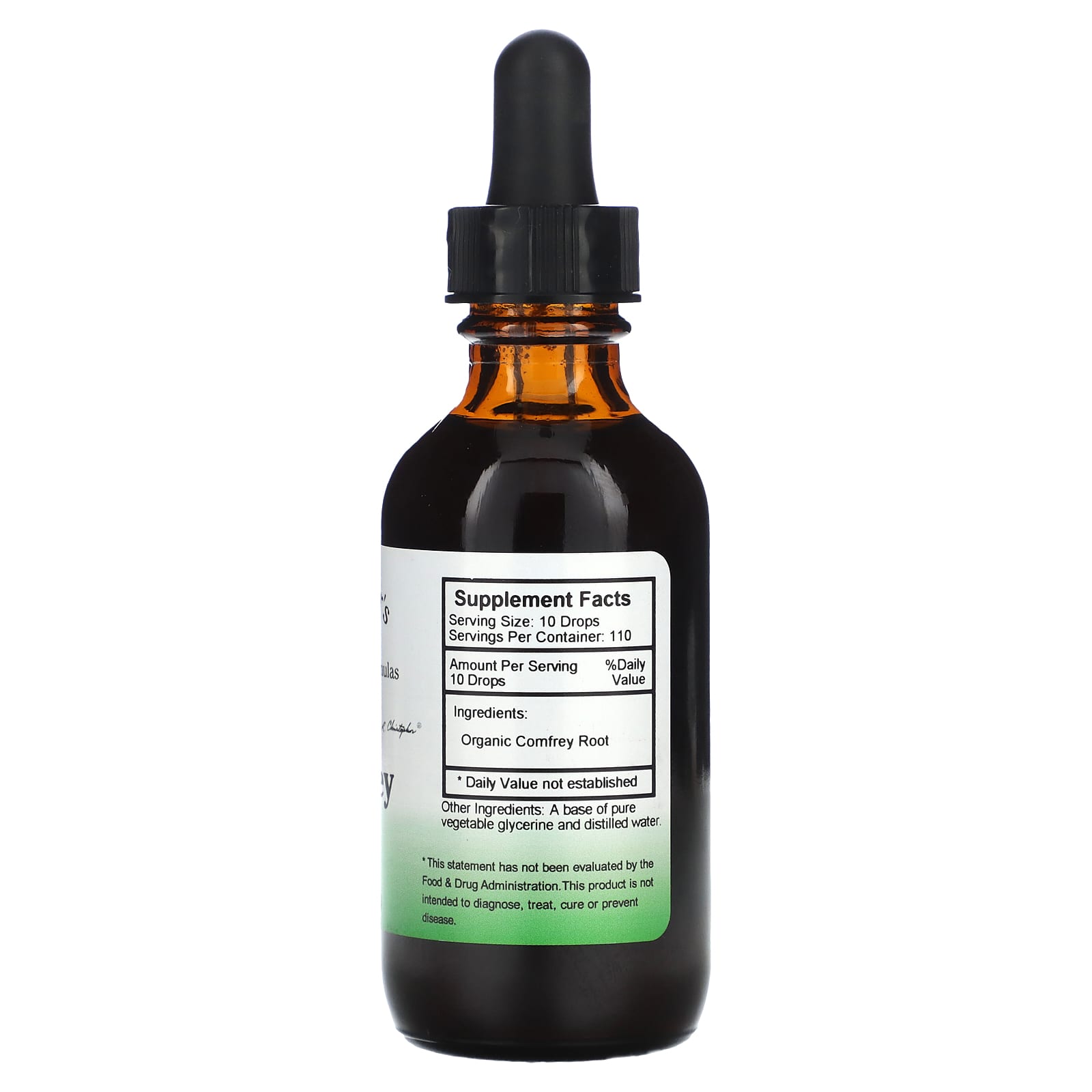 Comfrey Root Extract - Natural Healing for Skin Woes - 2 fl oz - Image 2