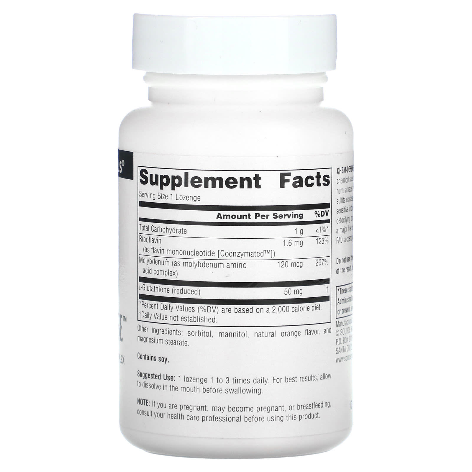 Source Naturals, Chem-Defense, Orange, 90 Lozenges
