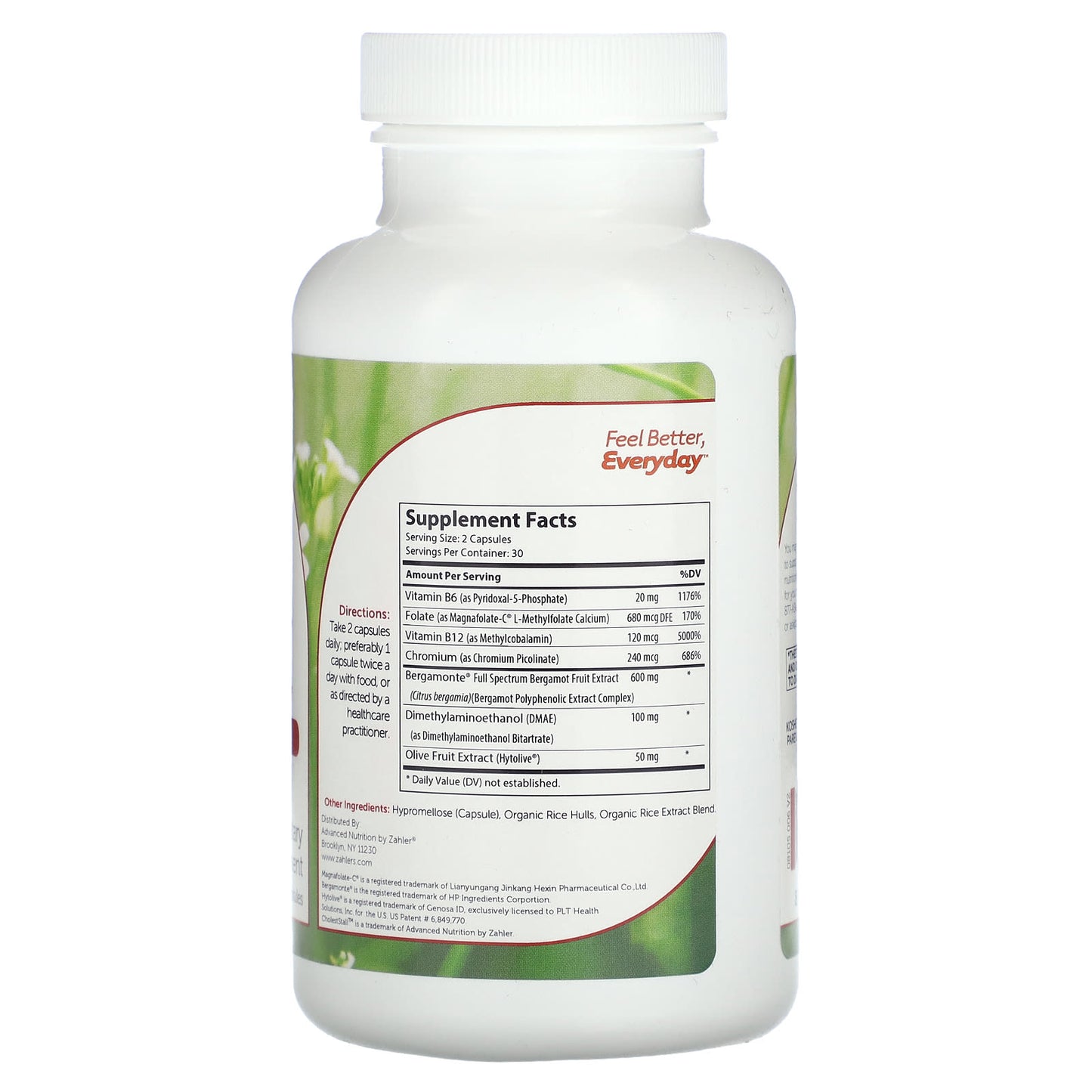 Zahler, CholestStall, Advanced Cholesterol Formula, 60 Capsules - Image 2