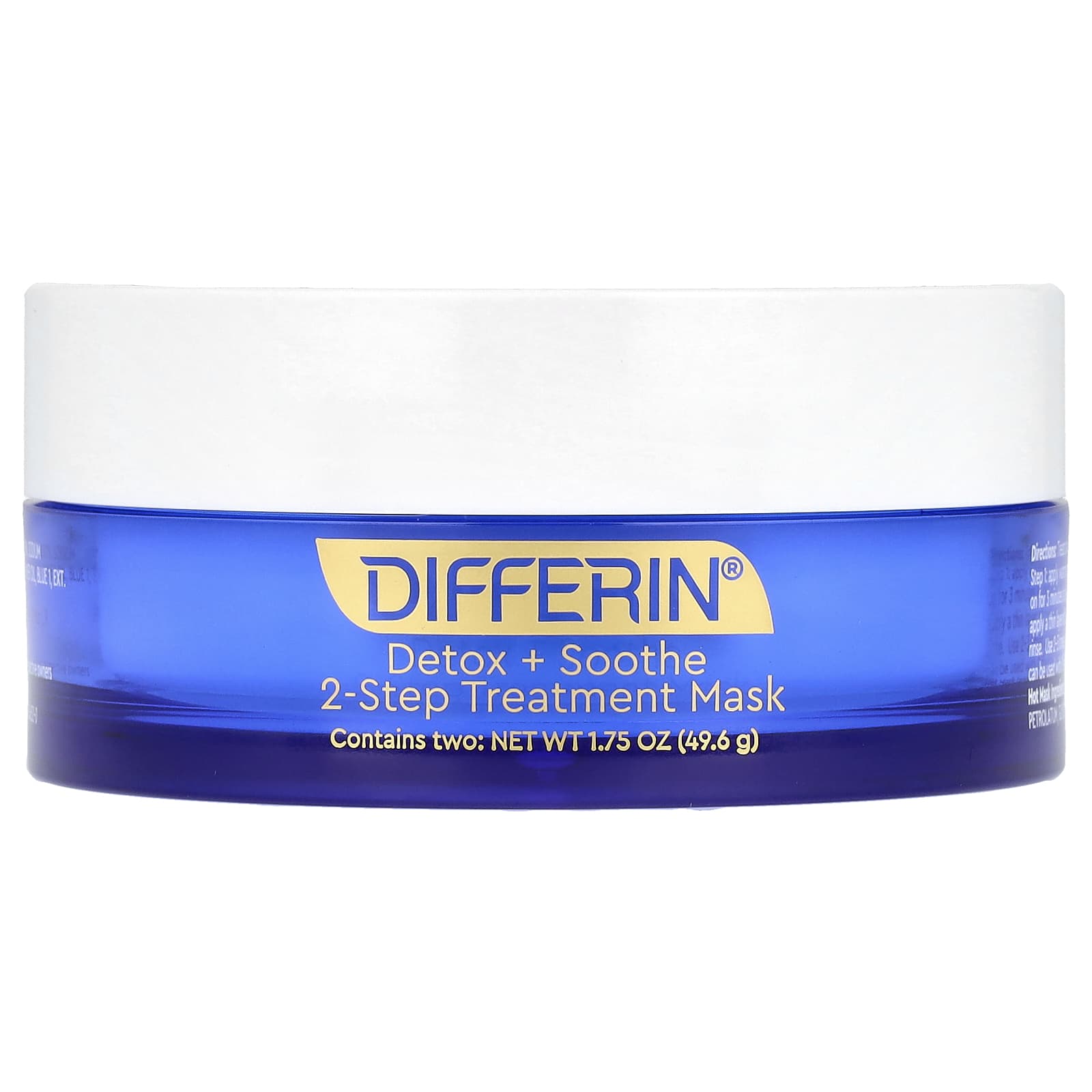 Differin Detox + Soothe 2-Step Treatment Beauty Mask, 1.75 oz - Image 1