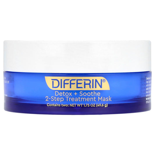 Differin Detox + Soothe 2-Step Treatment Beauty Mask, 1.75 oz - Image 1