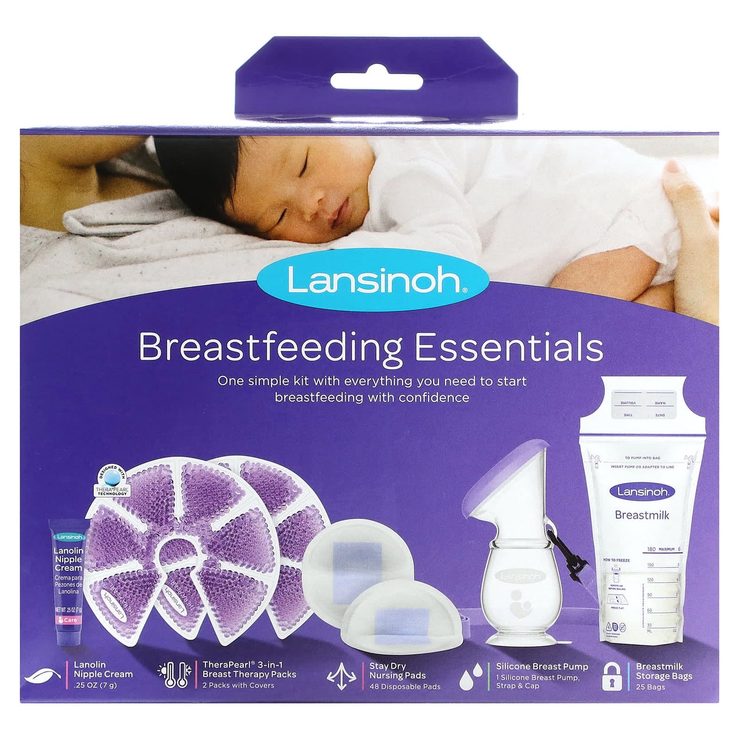 Lansinoh, Breastfeeding Essentials, 5 Pieces - Image 1