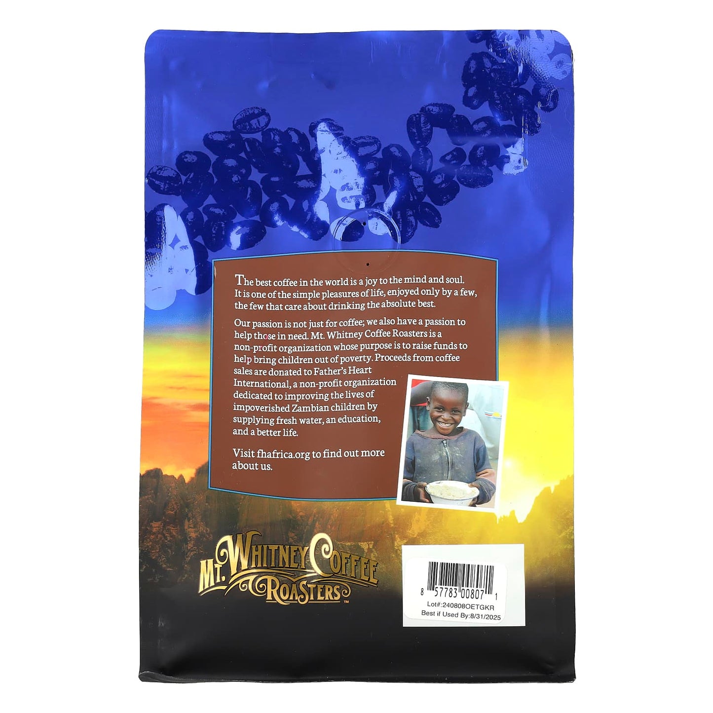 Mt. Whitney Coffee Roasters, Organic Ethiopia Guji, Ground Coffee, Medium Roast, 12 oz (340 g) - Image 2